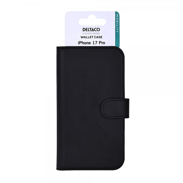 Deltaco iPhone 17 Pro Pung Cover Sort