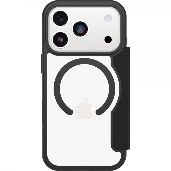 Otterbox iPhone 17 Pro Etui React Folio MagSafe Black Crystal