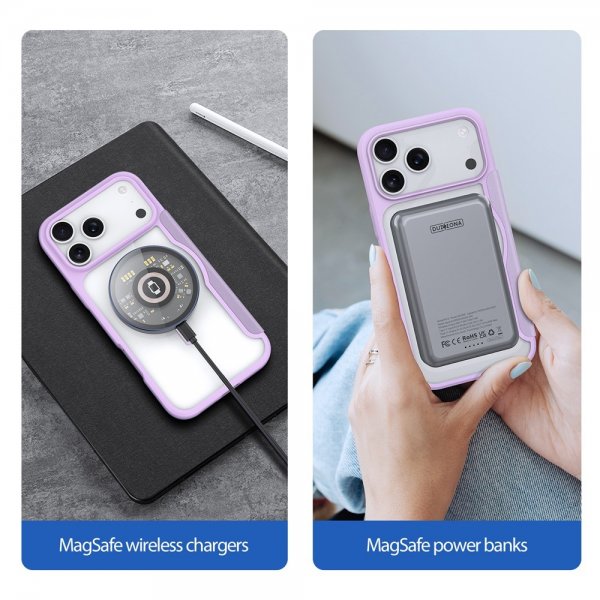 Dux Ducis iPhone 17 Pro Etui Skin X Pro Series MagSafe Lilla