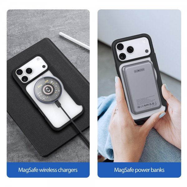 Dux Ducis iPhone 17 Pro Etui Skin X Pro Series MagSafe Sort