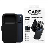 CARE by PanzerGlass iPhone 17 Pro Etui Tango Two-in-One Wallet MagSafe Sort