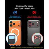 Spigen iPhone 17 Pro Kamerabeskyttelsesglas.tR EZ Fit Optik Pro XL Orange