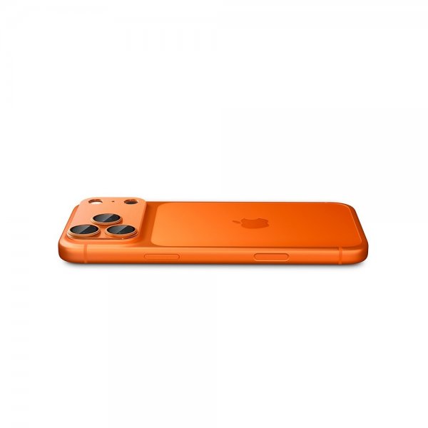 Spigen iPhone 17 Pro Kamerabeskyttelsesglas.tR EZ Fit Optik Pro XL Orange