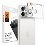 Spigen iPhone 17 Pro Kamerabeskyttelsesglas.tR EZ Fit Optik Pro XL Sølv