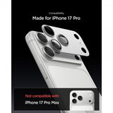 Spigen iPhone 17 Pro Kamerabeskyttelsesglas.tR EZ Fit Optik Pro XL Sølv