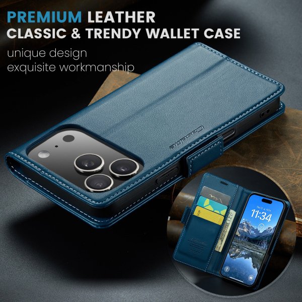CaseMe iPhone 17 Pro Max Cover 023-serien Blå