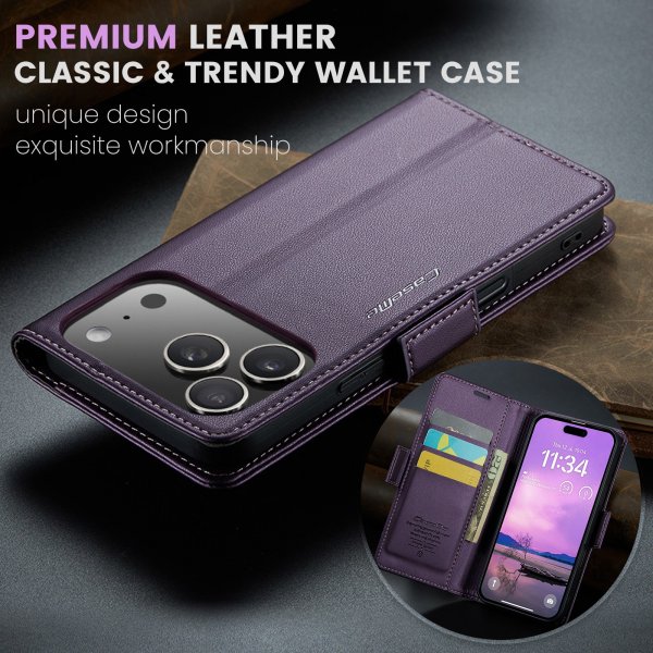 CaseMe iPhone 17 Pro Max Cover 023 Series Lilla