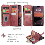 CaseMe iPhone 17 Pro Max Cover C30 Series Rød