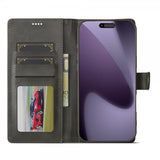 Lc.Imeeke iPhone 17 Pro Max Cover med Kortlomme Standerfunktion Grå