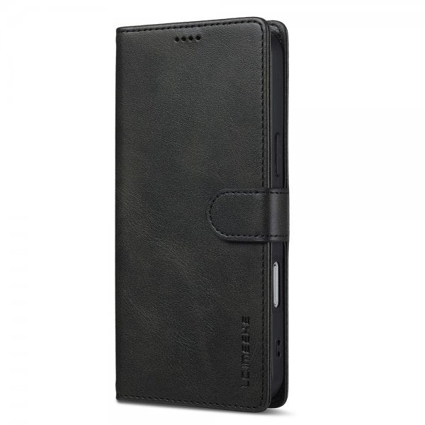 Lc.Imeeke iPhone 17 Pro Max Cover med Kortlomme Standerfunktion Sort