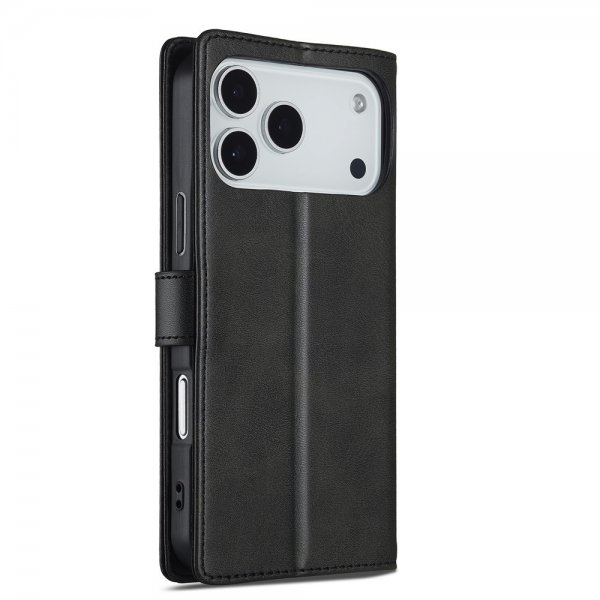 Lc.Imeeke iPhone 17 Pro Max Cover med Kortlomme Standerfunktion Sort