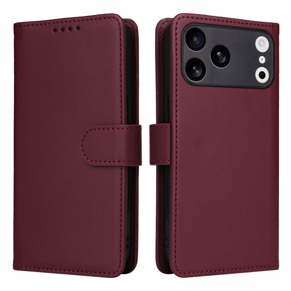 Betopnice iPhone 17 Pro Max Cover med aftageligt etui 005 Rød