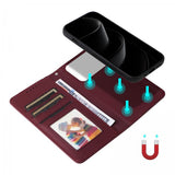 Betopnice iPhone 17 Pro Max Cover med aftageligt etui 005 Rød
