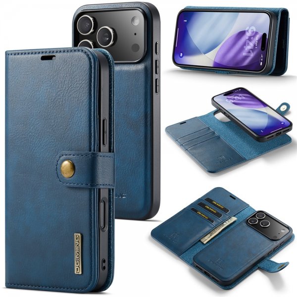 Dg.Ming iPhone 17 Pro Max Cover med Aftageligt Cover Blå