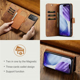 Dg.Ming iPhone 17 Pro Max Cover med Aftageligt Cover Brun