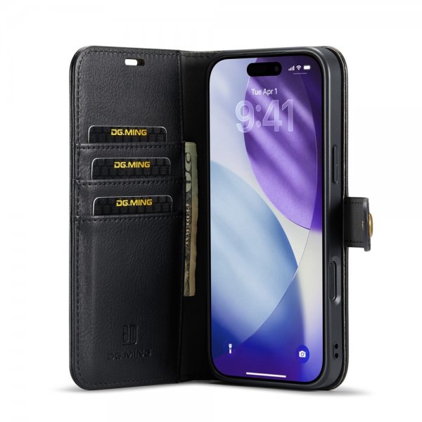 Dg.Ming iPhone 17 Pro Max Cover med Aftageligt Cover Sort