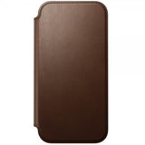 Nomad iPhone 17 Pro Max Cover Moderne Læder Folio Brun