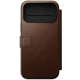 Nomad iPhone 17 Pro Max Cover Moderne Læder Folio Brun