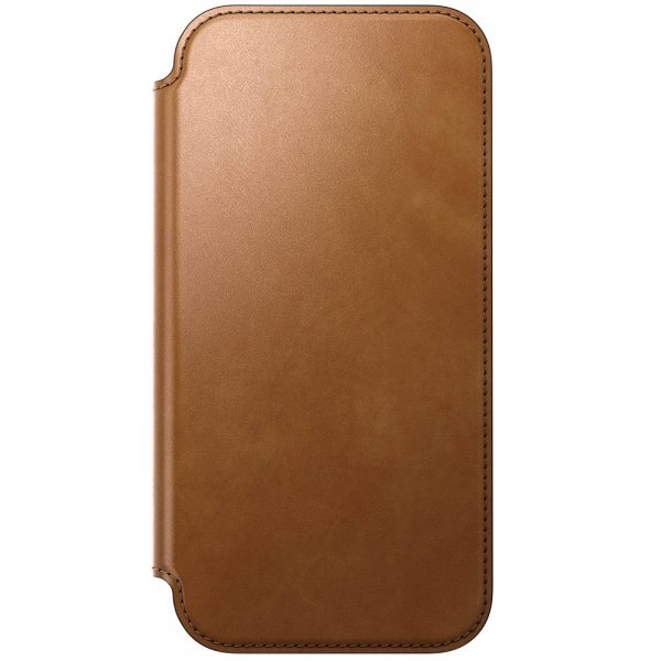 Nomad iPhone 17 Pro Max Cover Modern Leather Folio English Tan