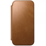 Nomad iPhone 17 Pro Max Cover Modern Leather Folio English Tan