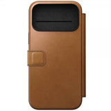 Nomad iPhone 17 Pro Max Cover Modern Leather Folio English Tan
