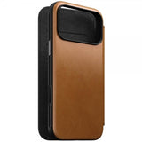 Nomad iPhone 17 Pro Max Cover Modern Leather Folio English Tan
