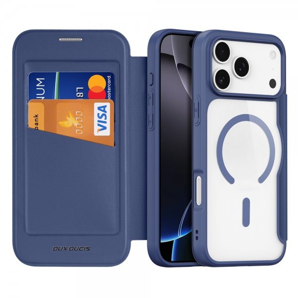Dux Ducis iPhone 17 Pro Max Cover Skin X Pro Series MagSafe Blå