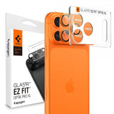 Spigen iPhone 17 Pro Max Kamerabeskytter Glas.tR EZ Fit Optik Pro XL Orange