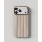 Nudient iPhone 17 Pro Max Cover Bold Case MagSafe Linen Beige