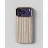 Nudient iPhone 17 Pro Max Cover Bold Case MagSafe Linen Beige