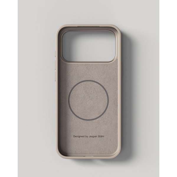 Nudient iPhone 17 Pro Max Cover Bold Case MagSafe Linen Beige
