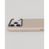 Nudient iPhone 17 Pro Max Cover Bold Case MagSafe Linen Beige