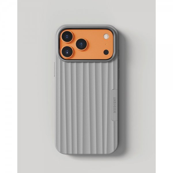 Nudient iPhone 17 Pro Max Cover Bold Case MagSafe Urban Grey
