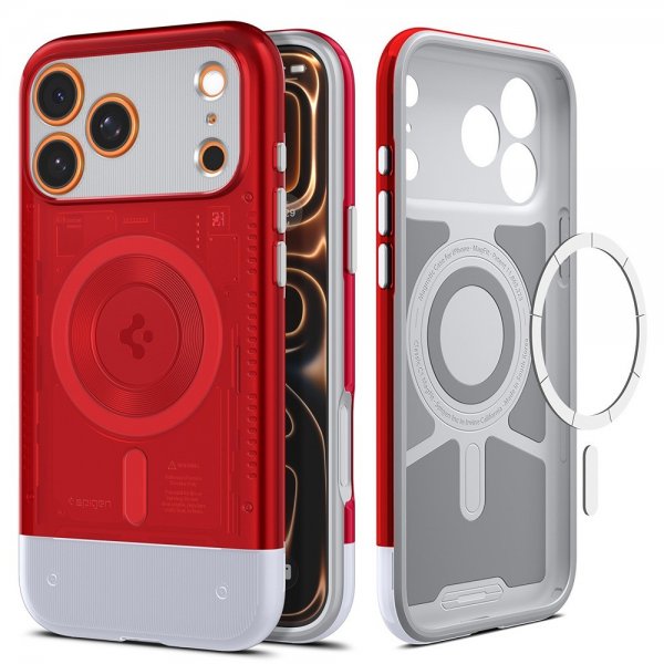 Spigen iPhone 17 Pro Max Cover Classic C1 MagFit Ruby