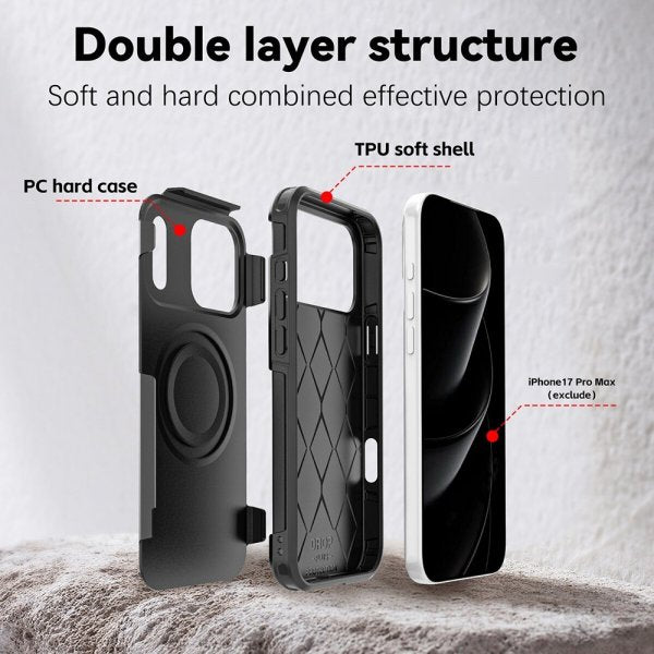 4smarts iPhone 17 Pro Max Cover Defend Case Ultimag Sort