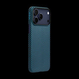 Pitaka iPhone 17 Pro Max Cover Edge Black/Blue Twill