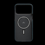 Pitaka iPhone 17 Pro Max Cover Edge Black/Blue Twill