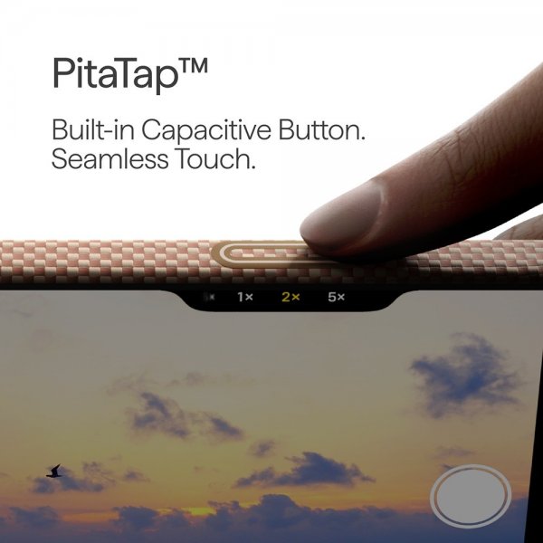 Pitaka iPhone 17 Pro Max Cover Edge Golden Glint
