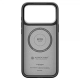 Spigen iPhone 17 Pro Max Cover Enzo Aramid T MagFit Sort Sølv