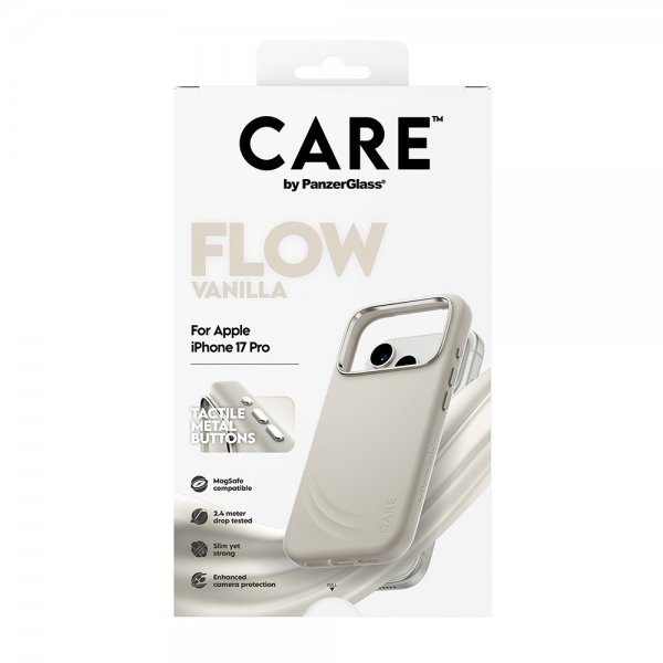 CARE by PanzerGlass iPhone 17 Pro Cover Flow MagSafe Vanilla
