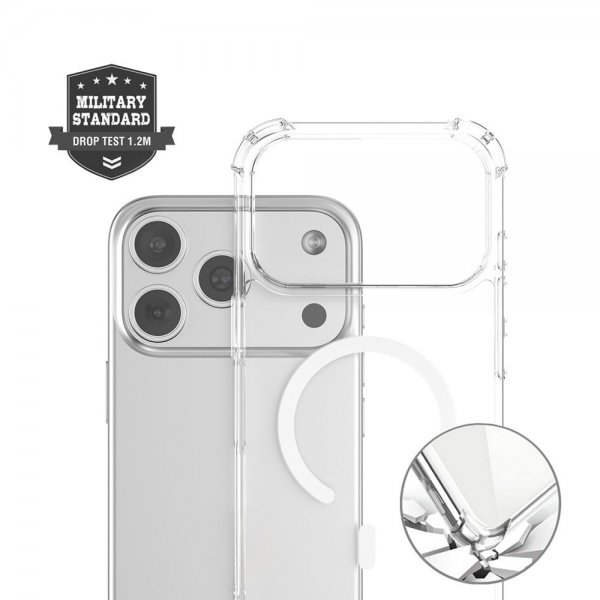 4smarts iPhone 17 Pro Max Cover Ibiza MagSafe Transparent