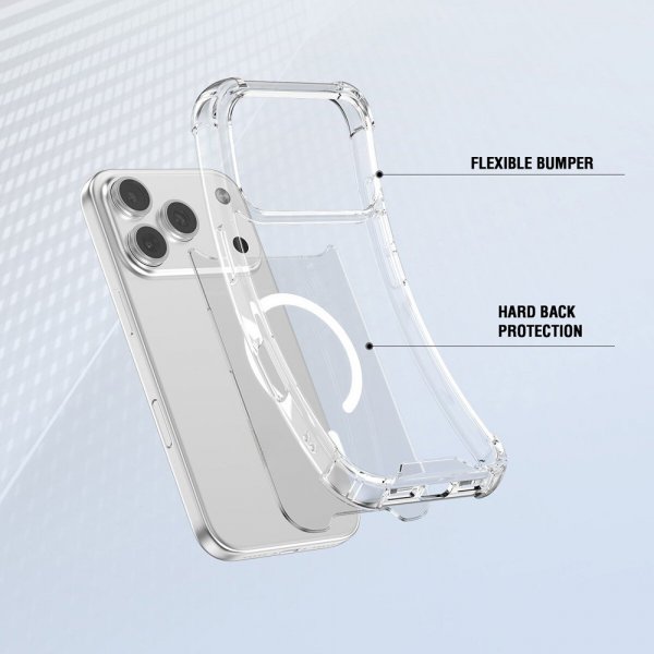 4smarts iPhone 17 Pro Max Cover Ibiza MagSafe Transparent