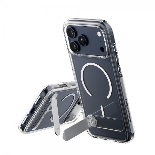 CARE by PanzerGlass iPhone 17 Pro Max Cover Kickstand MagSafe Transparent
