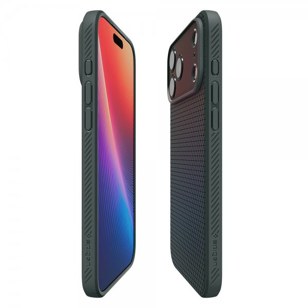 Spigen iPhone 17 Pro Max Cover Liquid Air Abyss Green