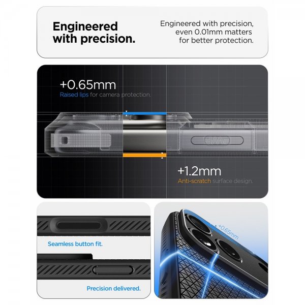 Spigen iPhone 17 Pro Max Cover Liquid Air Mat Sort