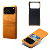 iPhone 17 Pro Max Cover med to Kortlommer Lysebrun