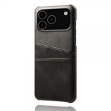 iPhone 17 Pro Max Cover med to Kortlommer Sort