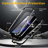 R-JUST iPhone 17 Pro Max Cover Metal Stødsikkert Sort