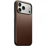 Nomad iPhone 17 Pro Max Cover Modern Leather Case Brun