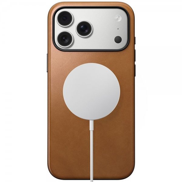 Nomad iPhone 17 Pro Max Cover Modern Leather Case English Tan
